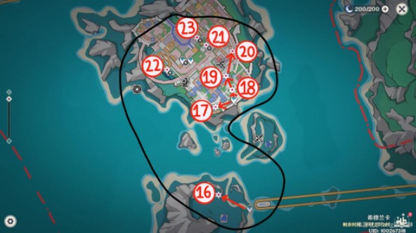 《原神》星轨王城欢声飞羽全收集攻略2