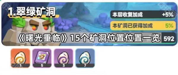 《曙光重临》15个矿洞位置位置一览1