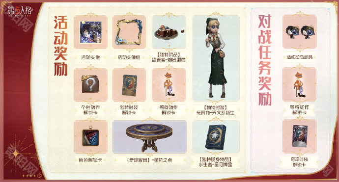 《第五人格》七周年福利汇总2