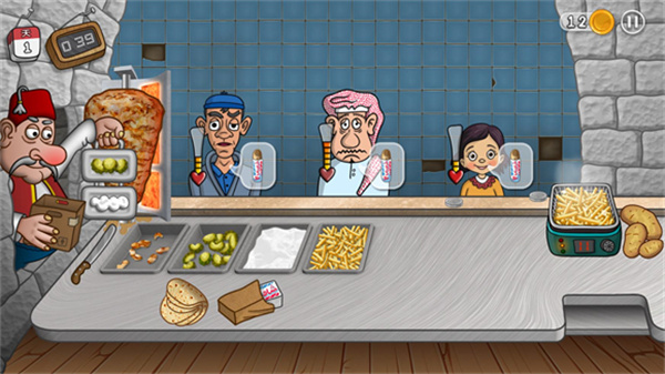 《沙威玛传奇》装薯条方法3