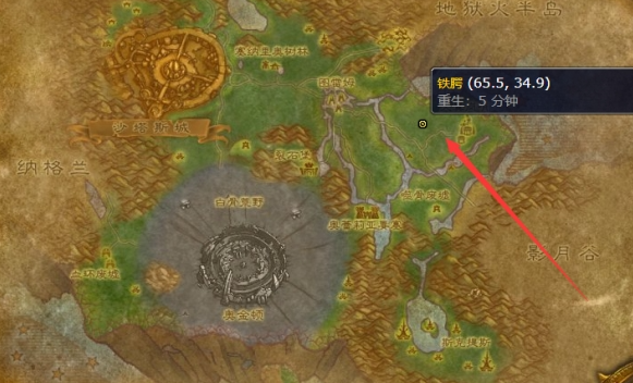 魔兽世界泰罗卡森林铁腭在哪抓2