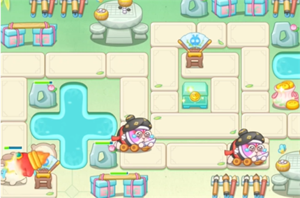 保卫萝卜4梁波波与祝秋秋第7关怎么过1