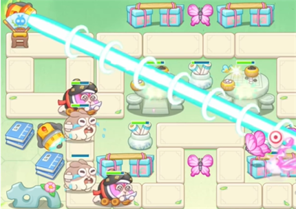 保卫萝卜4梁波波与祝秋秋第4关怎么过2