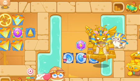 保卫萝卜4法老归来第120关怎么过3