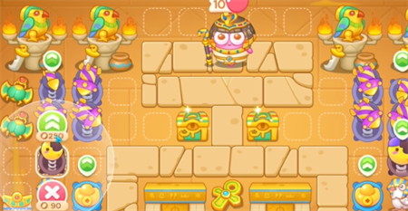 保卫萝卜4法老归来第116关怎么过3