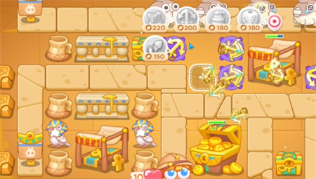 保卫萝卜4法老归来第113关怎么过2