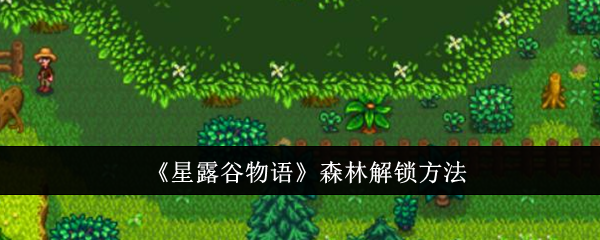星露谷物语森林怎么解锁1
