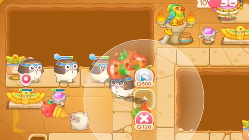 保卫萝卜4法老归来第83关怎么过2