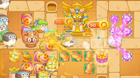 保卫萝卜4法老归来第60关怎么过6