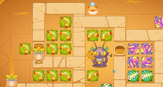 保卫萝卜4法老归来第56关怎么过6