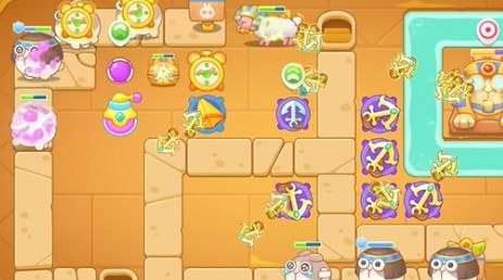 保卫萝卜4法老归来第39关怎么过5