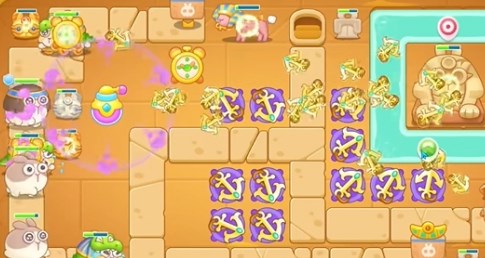 保卫萝卜4法老归来第39关怎么过6