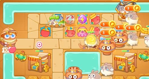 保卫萝卜4法老归来第31关怎么过5