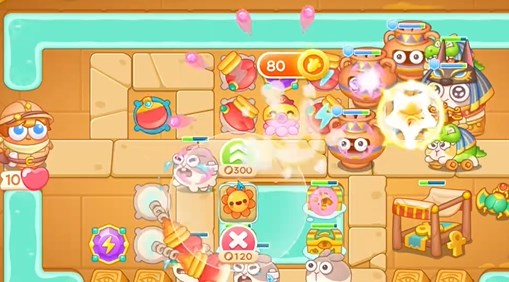 保卫萝卜4法老归来第31关怎么过6