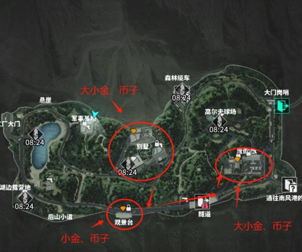 萤火突击秋山地图摸金怎么跑2