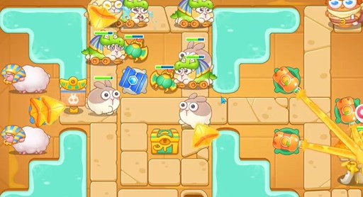 保卫萝卜4法老归来第25关怎么过3