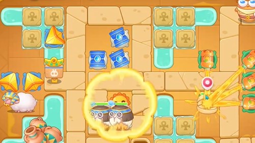 保卫萝卜4法老归来第25关怎么过6