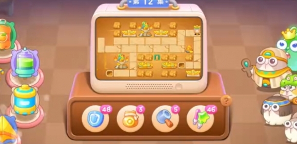 保卫萝卜4法老归来第12关怎么过_保卫萝卜第四章第一关