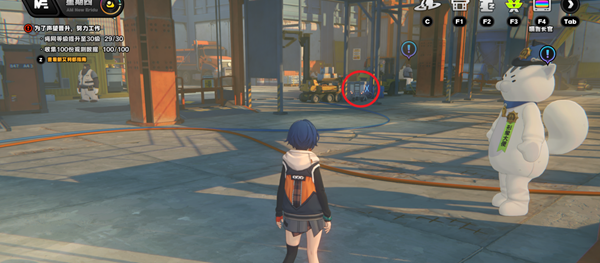 绝区零黑雁工地小卡格车在哪3