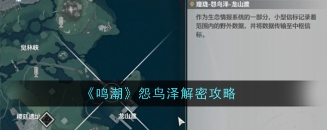 鸣潮怨鸟泽解密怎么做1