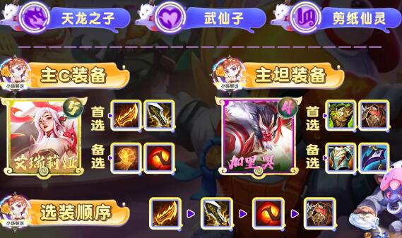 云顶之弈手游S11红蓝蓝天使阵容装备怎么搭配3