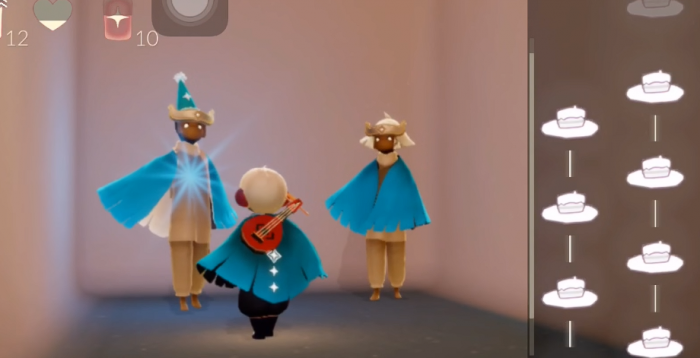 光遇怎么摆出双层大蛋糕2