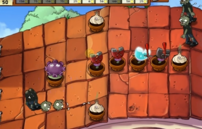 植物大战僵尸跳跳僵尸怎么过1