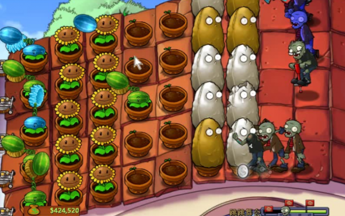 植物大战僵尸跳跳僵尸怎么过2