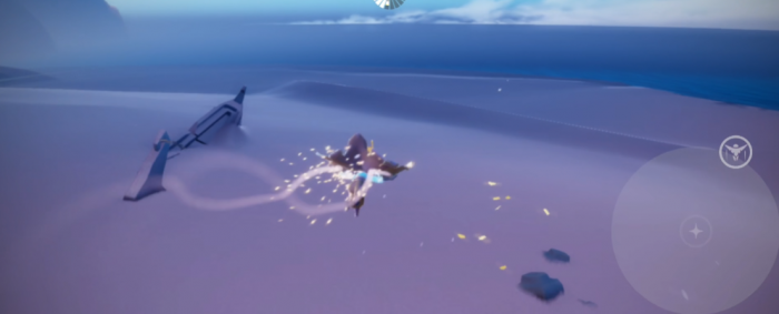 光遇怎么滑翔冲刺落地1