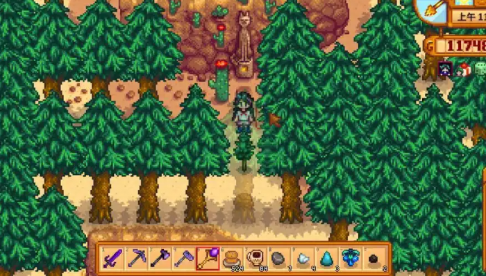 星露谷物语如何大量获得硬木3