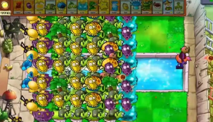 植物大战僵尸无尽水池怎么打2