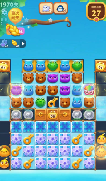 开心消消乐的幽灵怎么上去3