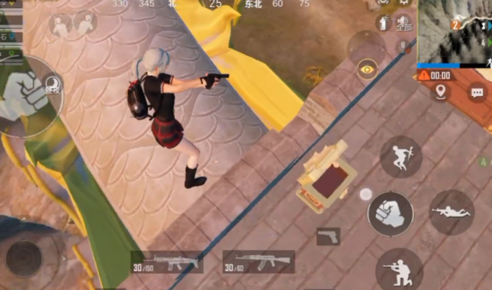 和平精英怎么把人悬空1