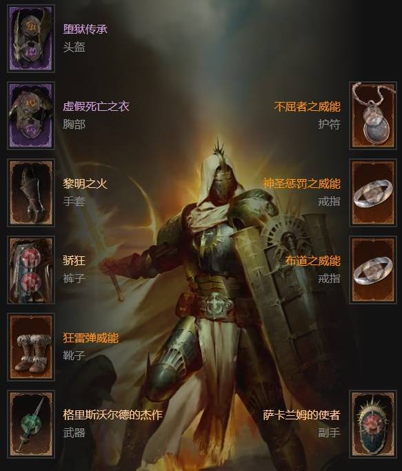 暗黑4S11圣骑士纯光环速刷BD推荐1