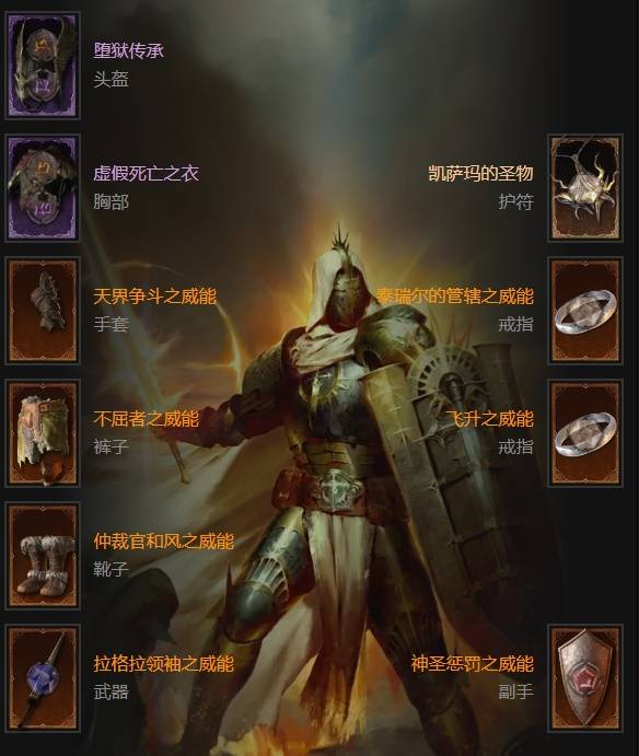 暗黑4S11圣骑士自走飞翼流BD推荐1