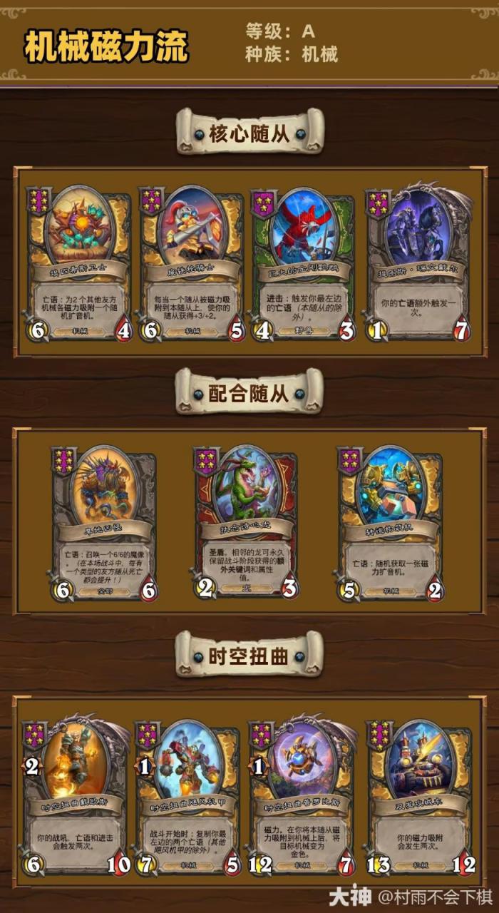 炉石传说34.2.2酒馆战棋机械磁力流玩法_炉石传说酒馆战旗机械