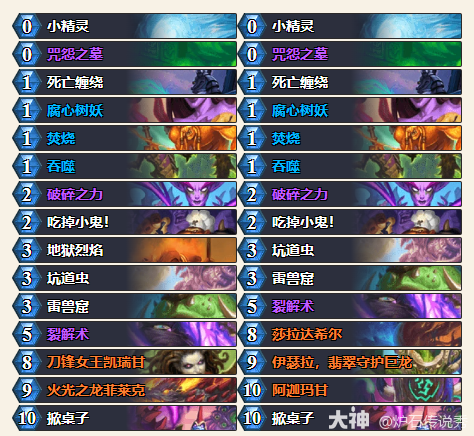 炉石传说CTTOtsunaFR裂解猪神术卡组代码分享1