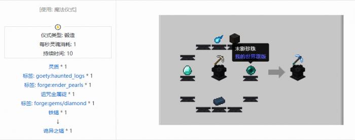 我的世界诡厄巫法工具合成表大全23