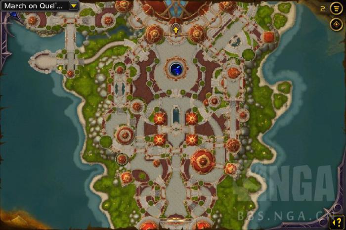 魔兽世界进军奎尔丹纳斯地图_魔兽世界怀旧服奎尔丹纳斯岛
