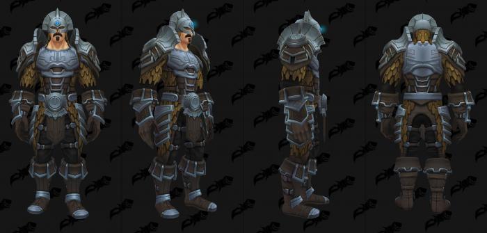 《魔兽世界》奥迪尔团本锁甲模型预览4