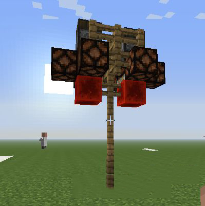 我的世界光控红石灯制作_我的世界发光红石灯