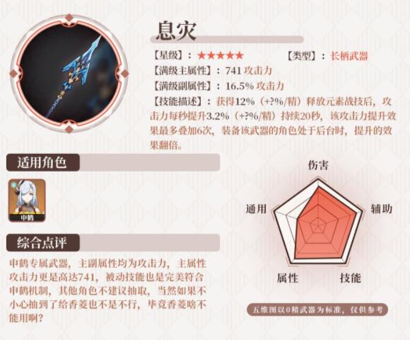 原神息灾有必要抽吗1