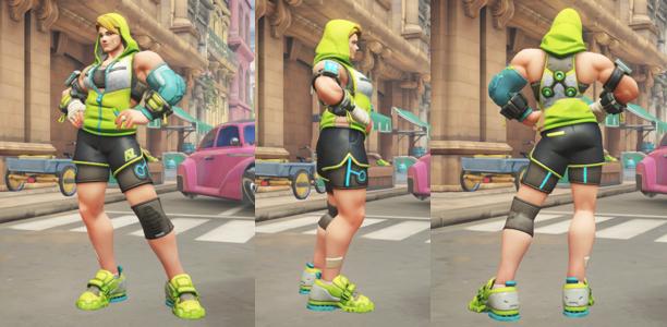 《守望先锋》健身达人查莉娅皮肤介绍1