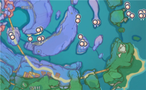 原神珊瑚真珠采集点4