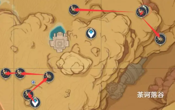 原神圣甲虫快速采集路线_圣甲虫箱子在哪