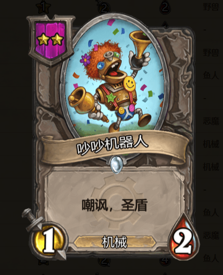 炉石传说酒馆战棋吵吵机器人棋子_炉石战棋机器人怎么玩 炉石传说酒馆战棋吵吵机器人棋子_炉石战棋机器人怎么玩