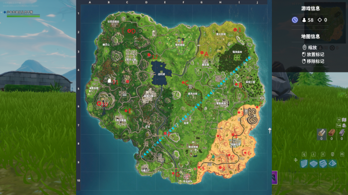 《堡垒之夜》时空裂缝打野法思路2