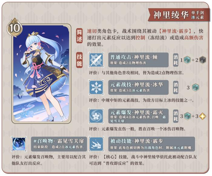 原神七圣召唤神里绫华配队介绍1