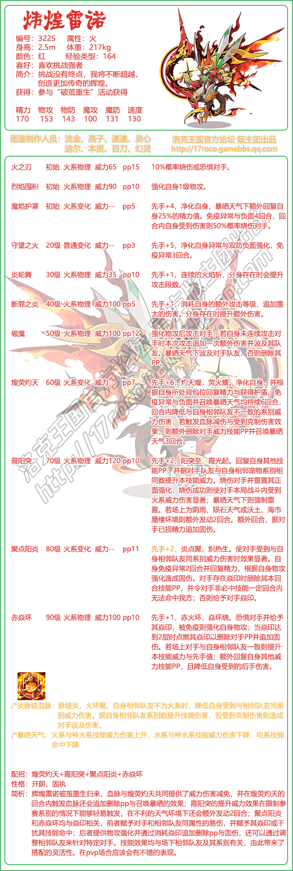 洛克王国炜煌雷诺性格_洛克王国雷王