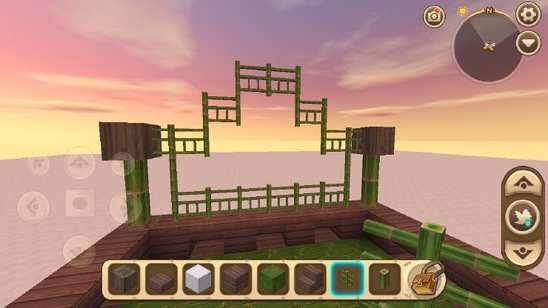 《迷你世界》竹楼建造教程16
